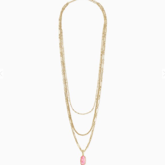 Kendra Scott Elisa Gold Triple Strand 